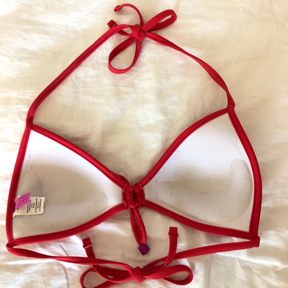 Coral push up bikini top - Picture 2 of 3